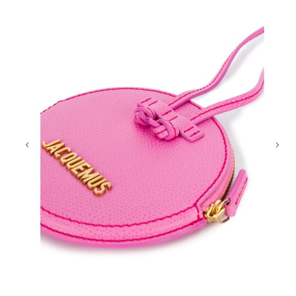 JACQUEMUS Le Pitchou coin purse PINK AUTHENTIC NWT - Picture 7 of 9